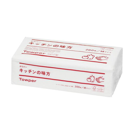 (まとめ)トライフ タウパー キッチンの味方 M 200枚 1パック 【×50セット】 (まとめ)トライフ タウパー キッチンの味方 M 200枚 1パック 【×50セット】