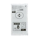 (まとめ) TANOSEE 規格袋 8号0.02×130×250mm 1セット（1000枚：100枚×10パック） 【×10セット】