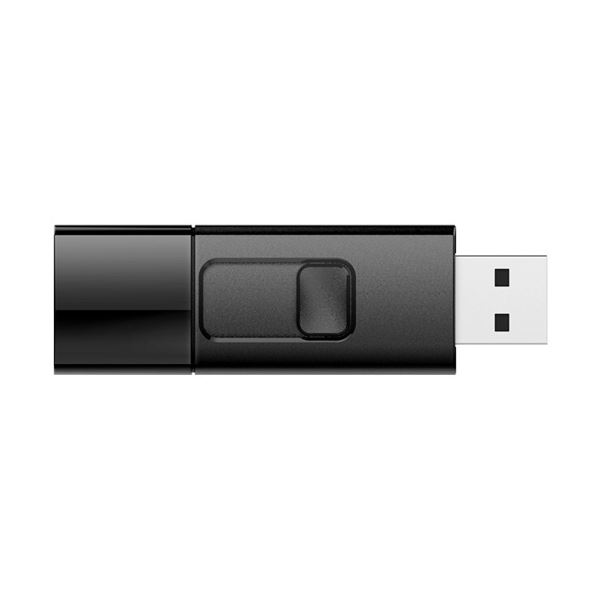 (まとめ) シリコンパワーUSB2.0フラッシュメモリ Ultima U05 8GB ブラック SP008GBUF2U05V1K 1個 【×10セット】