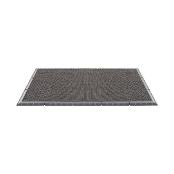 (まとめ)山崎産業 エバック サンステップマット 450×750mm グレー F-131-3-GR 1枚 【×5セット】