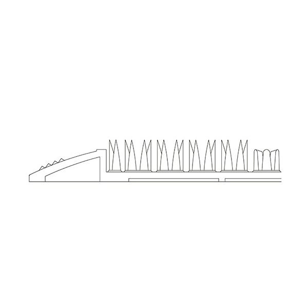 （まとめ）山崎産業 エバック サンステップマット 450×750mm グレー F-131-3-GR 1枚 【×5セット】