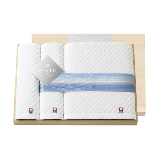 今治タオル 今治 ザ ホワイト 日本製 バスタオル&フェイスタオル2P(木箱入) L7027565 今治タオル 今治 ザ ホワイト 日本製 バスタオル&フェイスタオル2P(木箱入) L7027565