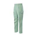 ワンタックカーゴパンツ 制電ソフトツイル アースグリーン ウエスト70cm 【×10セット】