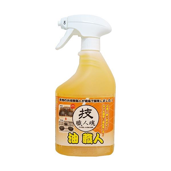 ■サイズ・色違い・関連商品■風呂職人■トイレ職人■油職人[当ページ]■商品内容【ご注意事項】この商品は下記内容×5セットでお届けします。【商品説明】●冷たい水でも効果を発揮。■商品スペック洗剤の種類：液体内容量：500mlシリーズ名：技職人魂【商品のリニューアルについて】メーカー都合により、予告なくパッケージデザインおよび仕様（香り等）が変わる場合がございます。予めご了承ください。■送料・配送についての注意事項●本商品の出荷目安は【1 - 5営業日　※土日・祝除く】となります。●お取り寄せ商品のため、稀にご注文入れ違い等により欠品・遅延となる場合がございます。●本商品は仕入元より配送となるため、沖縄・離島への配送はできません。[ 530170 ]