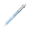 (まとめ) 三菱鉛筆 3色ボールペン ジェットストリーム 0.7mm (軸色 水色) SXE340007.8 1本 【×30セット】