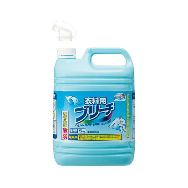 （まとめ）ミツエイ 衣料用ブリーチ 業務用5kg/本 1セット（3本）【×2セット】