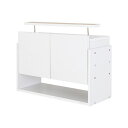コレクションケース/収納棚 ワイド 専用上置き 【ロータイプ 奥行29cm用 ホワイト】 幅83.1cm 本体別売 【組立品】【代引不可】(3)