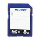 (まとめ) アドテック SDHCメモリカード 8GBClass10 インデックスタイプ AD-SDTH8G/10R 1枚 【×10セット】(2)