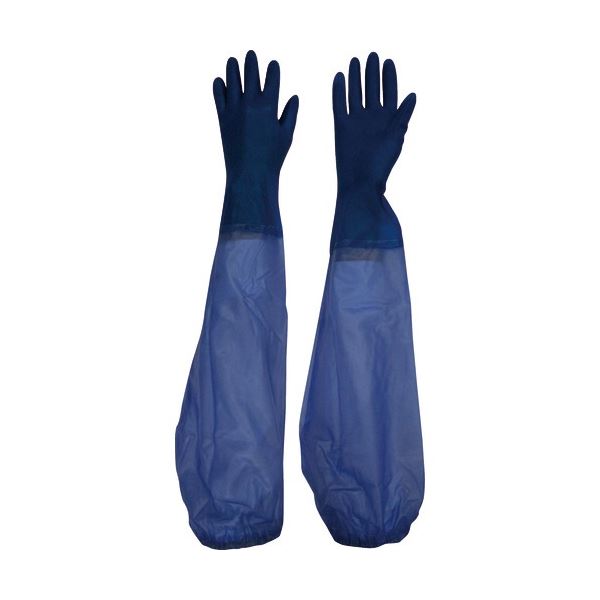 (まとめ) 東和コーポレーション ビニスター 腕カバー付 マリン S ブルー 778-S 1双 【×10セット】