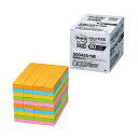 3M ポスト・イット 強粘着ふせん業務用パック 75×25mm ネオンカラー5色 5004SS-NE 1パック(80冊)