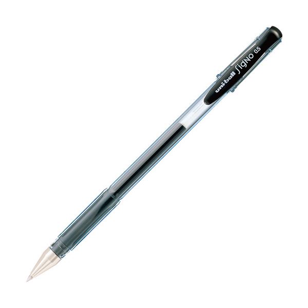 （まとめ） 三菱鉛筆 ゲルインクボールペンユニボール シグノ エコライター 0.5mm 黒 UM100EW.24 1セット（10本） 
