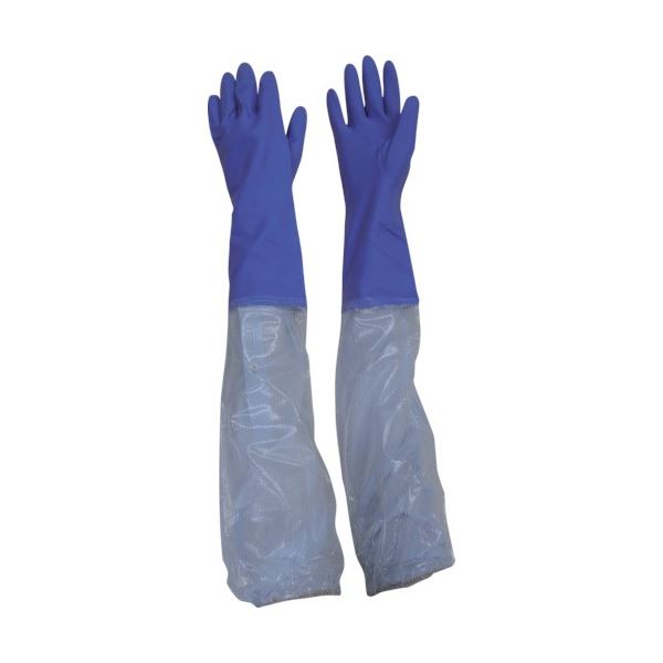 (まとめ) 東和コーポレーション ビニスター 腕カバー付 500ソフト L バイオレット 505-L 1双 【×5セット】