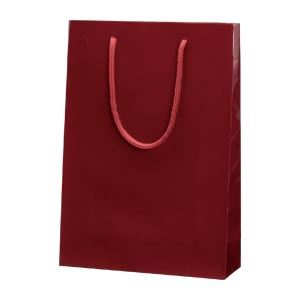 （まとめ） シモジマ ブライトバッグ 6138202 エンジ 1枚入 【×10セット】