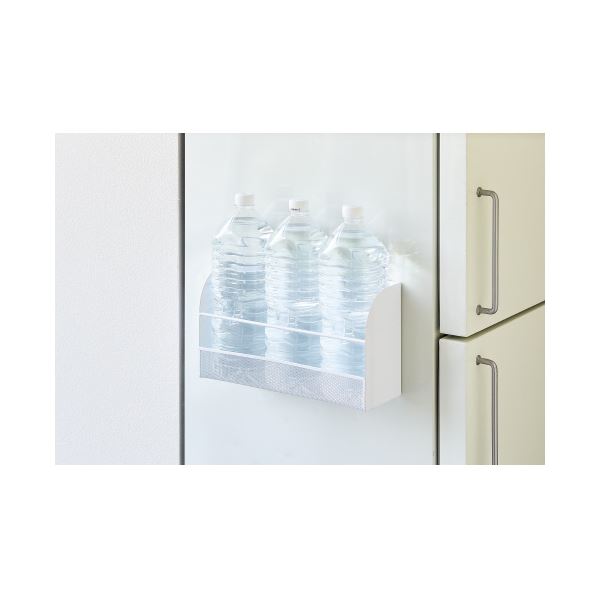 ELMONO（家具 ラグ カーペット）の（まとめ）LIHITLAB マグネットラックL［横］A-7452-0 白（×5セット）｜アングル2