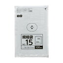 ■商品内容【ご注意事項】・この商品は下記内容×50セットでお届けします。●低密度ポリエチレンを使用したオリジナル規格袋。15号100枚入です。■商品スペックサイズ：15号色：透明寸法：タテ450×ヨコ300mm厚さ：0.02mm材質：低密度ポリエチレン(LLD)備考：※製造上、寸法・厚さに若干のバラつきがある場合がございます。【キャンセル・返品について】商品注文後のキャンセル、返品はお断りさせて頂いております。予めご了承下さい。■送料・配送についての注意事項●本商品の出荷目安は【1 - 5営業日　※土日・祝除く】となります。●お取り寄せ商品のため、稀にご注文入れ違い等により欠品・遅延となる場合がございます。●本商品は仕入元より配送となるため、沖縄・離島への配送はできません。[ TSHK-LTW15 ]