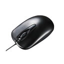 (まとめ)サンワサプライ 有線光学式マウス MA-R115BK ブラック【×5セット】(2)