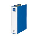 (まとめ) TANOSEE 片開きパイプ式ファイルE A4タテ 500枚収容 背幅76mm 青 1冊 【×30セット】