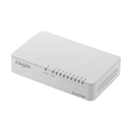 (まとめ) エレコム 1000BASE-T対応スイッチングハブ 8ポート プラスチック筐体 ホワイト EHC-G08PA2-W 1台 【×5セット】 (まとめ) エレコム 1000BASE-T対応スイッチングハブ 8ポート プラスチック筐体 ホワイト EHC-G08PA2-W 1台 【×5セット】