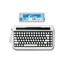 AJAX タイプライター風キーボードPENNA(ペナ) Pure White + アルカリ乾電池 単3形10本パックセット PNADWH+HDLR6/1.5V1...