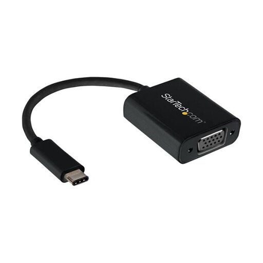 (まとめ)StarTech USBC-VGA変換アダプタ ブラック CDP2VGA 1個【×3セット】 (まとめ)StarTech USBC-VGA変換アダプタ ブラック CDP2VGA 1個【×3セット】