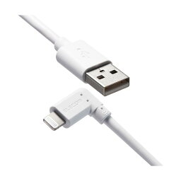 【5個セット】エレコム iPhoneケーブル iPadケーブル 抗菌 L型コネクタ USB-A 充電 データ転送 2m ホワイト MPA-UALL20WH2X5