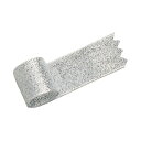 (まとめ) タカ印 グランドメタルリボン 18mm×20m 銀 50-7401 1巻 【×10セット】