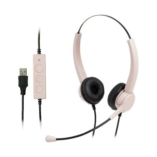 ソニック ユートリムエル快適ヘッドセット 両耳 USBタイプ ピンク UL-1579-P 1個 ソニック ユートリムエル快適ヘッドセット 両耳 USBタイプ ピンク UL-1579-P 1個