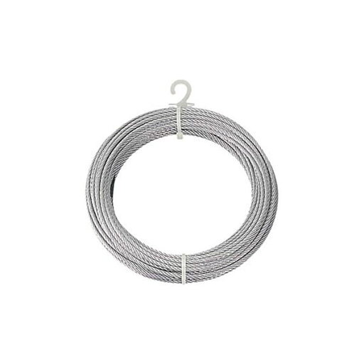 (まとめ) TRUSCO メッキ付ワイヤロープ Φ4mm×10m CWM-4S10 1本 【×3セット】 (まとめ) TRUSCO メッキ付ワイヤロープ Φ4mm×10m CWM-4S10 1本 【×3セット】