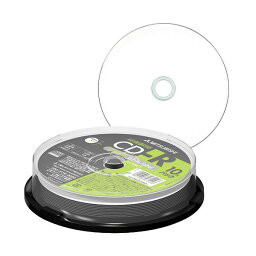 (まとめ) 三菱ケミカルメディア データ用CD-R700MB 48倍速 ホワイトワイドプリンタブル スピンドルケース PR80FP10SD1 1パック(10枚) 【×30セット】