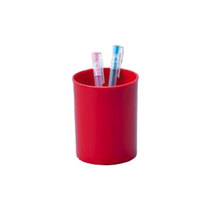 （まとめ） MAS MAS Pen Holder マスペンホルダー 丸型 495RE レッド 1個入 【×10セット】