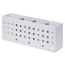 (まとめ)Mag-On マグネットストレージ ロング ホワイト(ラップホルダー 小物入れ) 【×3セット】