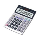 カシオ計算機 実務電卓 DS-40DC デスクサイズ14桁 シルバー(2)