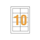 (まとめ)ライオン事務器 LPタックラベル A4判 51×86mm LP-210 1パック(1000片:10片×100シート) 【×3セット】(3)