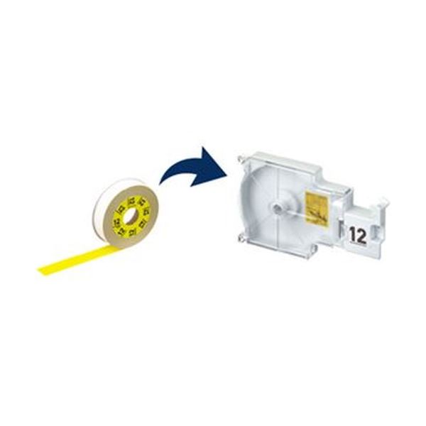 （まとめ）カシオ ラテコ 詰替用テープ9mm×8m ピンク/黒文字 XB-9PK 1セット（5個）【×3セット】