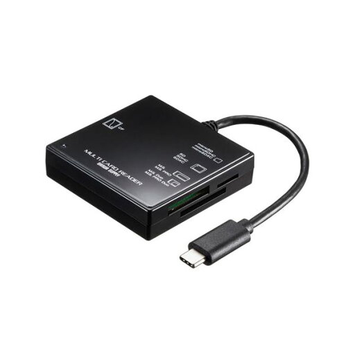 サンワサプライ USB3.1 Type-C マルチカードリーダー ADR-3TCML40BKN サンワサプライ USB3.1 Type-C マルチカードリーダー ADR-3TCML40BKN