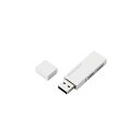 【5個セット】 エレコム USBメモリー/USB2.0対応/セキュリティ機能対応/64GB/ホワイト MF-MSU2B64GWHX5(2)