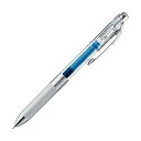 (まとめ)ぺんてる ゲルインクボールペン ノック式エナージェル インフリー 0.4mm ブルー(軸色:クリア)BLN74TL-C 1セット(10本)【×10セット】(3)