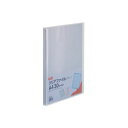 (まとめ)TANOSEE クリアファイル A4タテ30ポケット 背幅17mm ブルー 1セット(10冊) 【×3セット】(3)