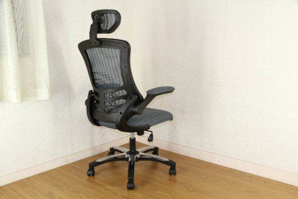 オフィスチェア 腰痛 ハイバック おしゃれ キャスター クッション 肘付 パソコンチェア 疲れない コンパクト デスクチェア 子供 安い メッシュ 通気性 [2]
