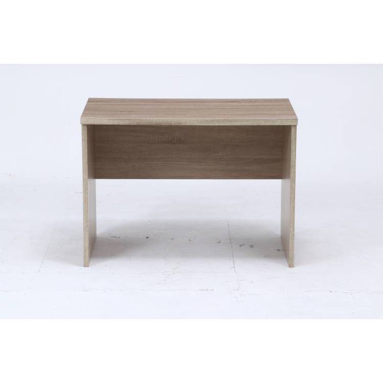 パソコンデスク スリム コンパクト 収納 リビング 北欧 100 デスク 子供 ハイタイプ PCデスク シンプル 机 つくえ 木製 2点セット チェスト [3]