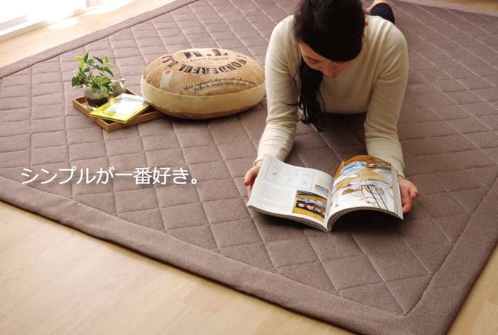 ラグ 夏用 キルトラグ 2畳 洗える 3畳 おしゃれ キルト キルティング カーペット 滑り止め 洗濯 キリム デニム 145×175