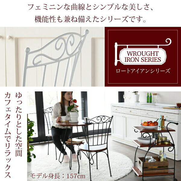 ダイニングチェア アイアン 白 黒 アンティーク 背もたれ 1脚 木製 スチール 天然木 高め カフェ 姫 高級感 椅子 軽い 座面42 板座 おしゃれ コンパクト スリム 軽量 頑丈 丈夫 チェア 食卓 食事 パソコン [2]