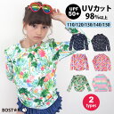 ラッシュガード 水着 3点セット キッズ 女の子 リボン B...