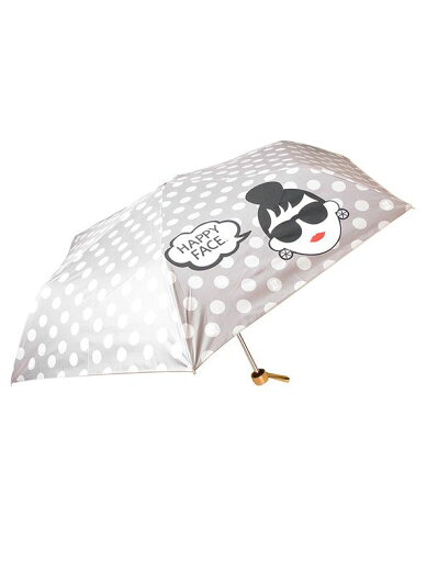<HAPPYFACE>晴雨兼用折りたたみ傘 ドット <HAPPYFACE>晴雨兼用折りたたみ傘 ドット