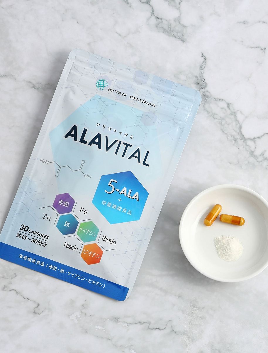 乐天商城 - 【公式】ALAVITAL（アラヴァイタル）30カプセル入り　アルミパウチ｜サプリメント 健康食品 美容サプリ 栄養機能食品 5ALA アミノ酸 亜鉛 鉄分 ナイアシン ビオチン 健康維持 美容習慣 エイジングケア 栄養補給 インナーケア