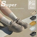 Super 靴 スニーカー レディース シューズ 紐靴 レースアップ ローカット 厚底スニーカー コートタイプ カジュアル 厚底ソール ベーシック 白靴 シンプ...