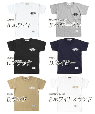 CAMPFREE キャンプフリー Tシャツ ジュニア 半袖 キッズ 胸プリント 兄弟 お揃い 姉妹 ペア ペアルック 男の子 女の子 かわいい ホワイト グレー ブラック ネイビー 白 灰色 黒 紺 夏 90cm 100cm 110cm 120cm 130cm 140cm 150cm XS【メール便 送料無料】