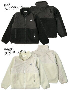 【本日P5倍】フリースジャケット CAMPFREE シープボア フリース スタンド ジャケット(裏地付) 【送料無料!】 メンズ レディース ワンポイント ワッペン 刺繍 刺しゅう ブルゾン ルームウェア アウター ジャンパー ミリタリー アウトドア 家着 大きいサイズ フリース