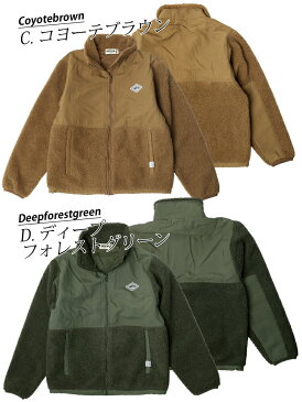 【本日P5倍】フリースジャケット CAMPFREE シープボア フリース スタンド ジャケット(裏地付) 【送料無料!】 メンズ レディース ワンポイント ワッペン 刺繍 刺しゅう ブルゾン ルームウェア アウター ジャンパー ミリタリー アウトドア 家着 大きいサイズ フリース