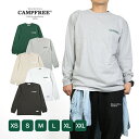 CAMPFREE キャンプフリー ロンT ロンティー ロンt メンズ tシャツ 長袖tシャツ カレッジプリント ロングスリーブTシャツ ロングtシャツ 長そでtシャツ 長袖ティーシャツ ロングティーシャツ ティシャツ 大きいサイズ カジュアル 胸ワンポイント ロゴT メール便 送料無料